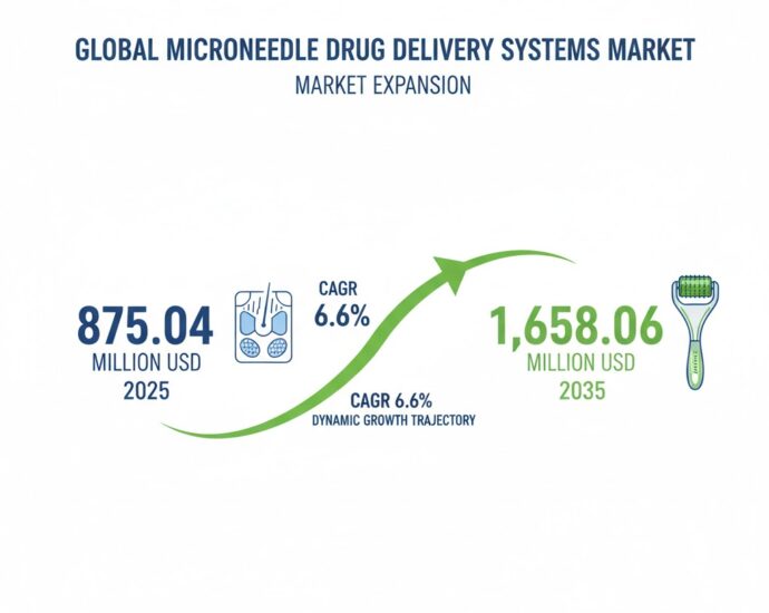 Microneedle Drug Delivery Systems Market to Reach USD 1,658.06 Million by 2035 8 microneedle drug delivery systems market